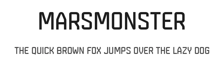 Marsmonster by Büro Sequenz — Sans Serif Font