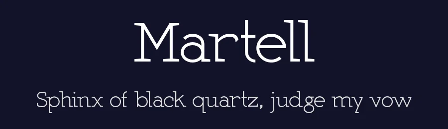 Martell by Adrian Candela — Serif Font — thumbnail 2