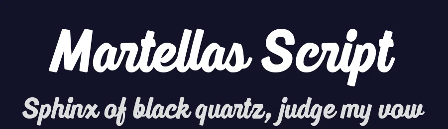 Martellas Script by Edignwn Type — Decorative Font — thumbnail 2