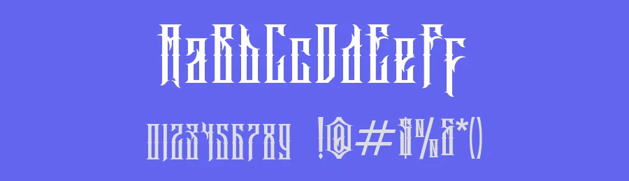 Marthapura by EkoZero7 — Blackletter Font — thumbnail 3