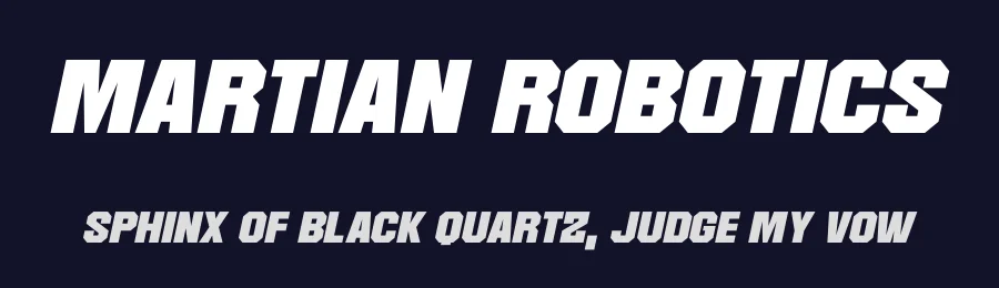 Martian Robotics by Hawtpixel — Display Font — thumbnail 2