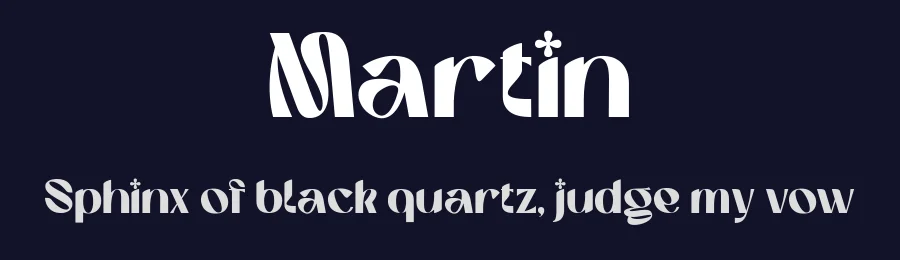 Martin by TypeClassHeroes — Decorative Font — thumbnail 2