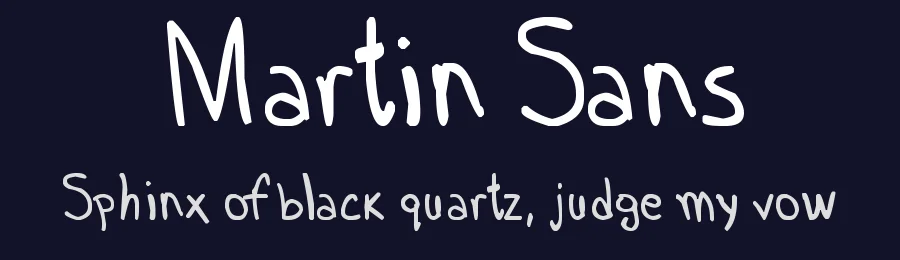 Martin Sans by mbi — Script Handwritten Font — thumbnail 2