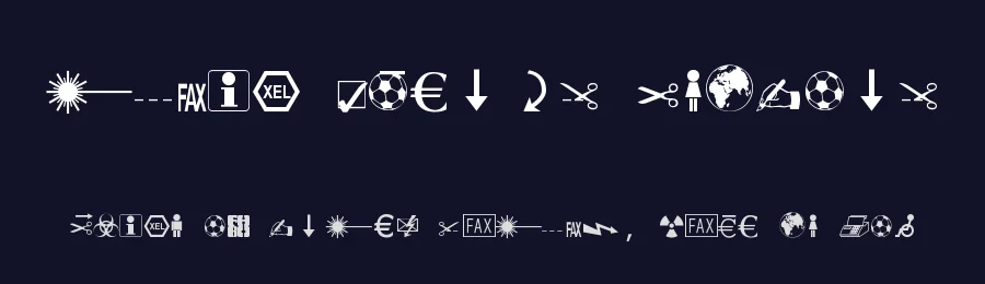 Martin Vogel's Symbols by Martin Vogel — Dingbats Font — thumbnail 2