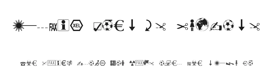 Martin Vogel's Symbols by Martin Vogel — Dingbats Font
