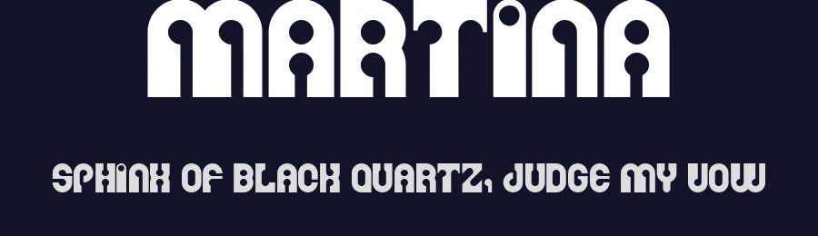 Martina by Contaformas — Decorative Font — thumbnail 2