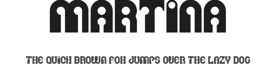 Martina by Contaformas — Decorative Font