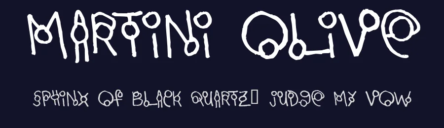 Martini Olive by Typearound — Decorative Font — thumbnail 2