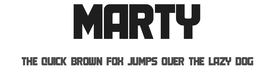 Marty by Dietrich Kerner β Sans Serif Font