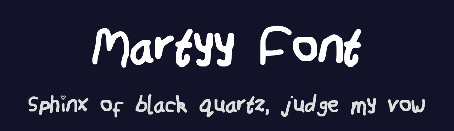 Martyy Font by Martynaa — Script Handwritten Font — thumbnail 2