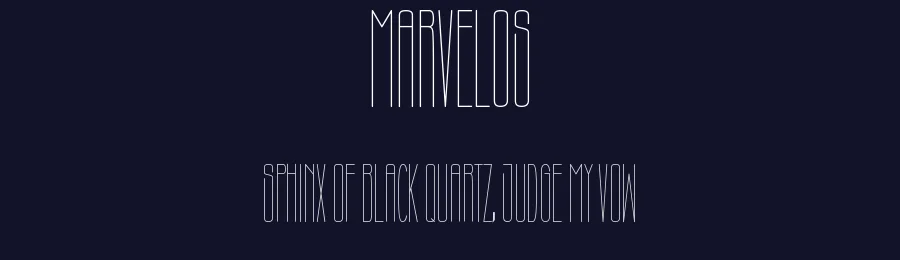 Marvelos by Akbaru Type — Decorative Font — thumbnail 2