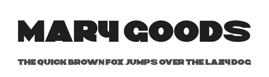 Mary Goods by Hishand Studio — Sans Serif Font