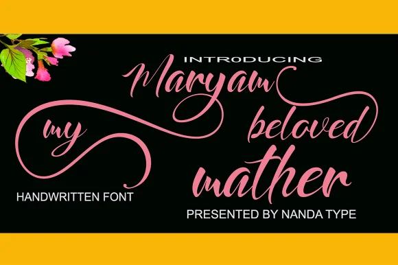 Maryam Font by Nandatype — Script Handwritten Font