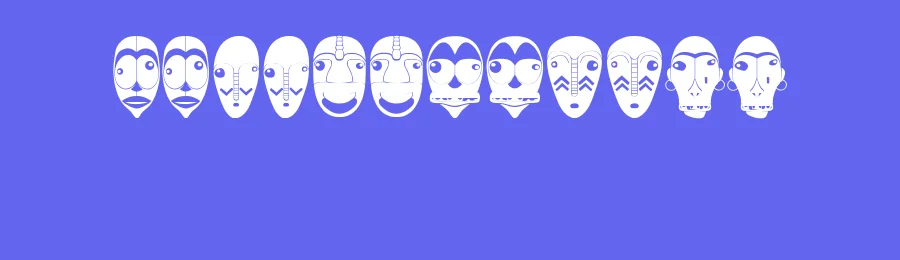 Mascara by Vladimir Nikolic — Dingbats Font — thumbnail 3