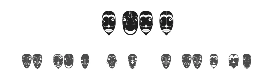 Mascara by Vladimir Nikolic — Dingbats Font