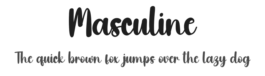 Masculine