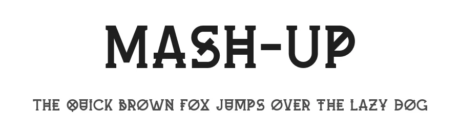 Mash-Up by kulturrrno β Sans Serif Font