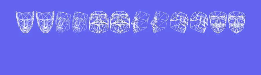 Masks 3D by Vladimir Nikolic — Dingbats Font — thumbnail 3