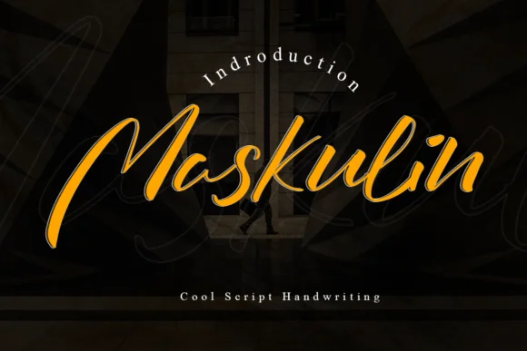 Maskulin Font by saxofontid — Script Handwritten Font