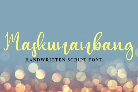 Maskumambang Font by Gatra Std — Script Handwritten Font