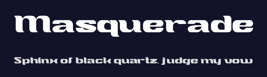 Masquerade by weknow — Decorative Font — thumbnail 2