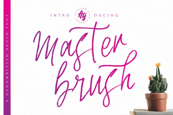 Master Brush Font by Atjcloth Studio — Script Handwritten Font