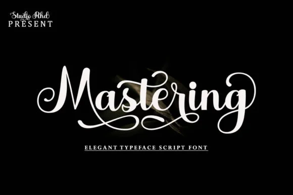 Mastering Font by studiorhd — Script Handwritten Font