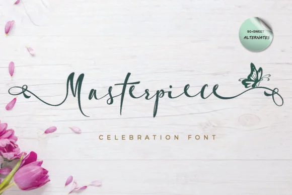 Masterpiece Font by Gie Studio — Script Handwritten Font