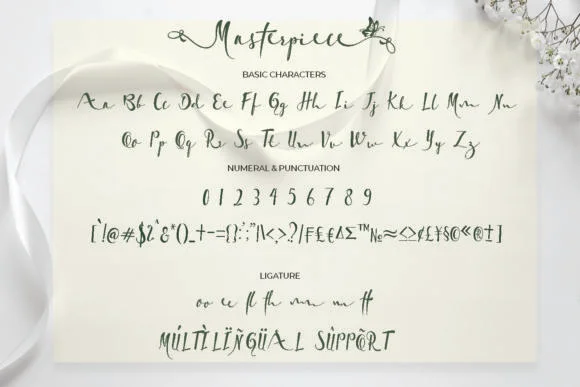 Masterpiece Font by Gie Studio — Script Handwritten Font — thumbnail 8