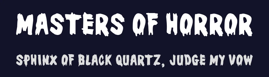 Masters of Horror by Woodcutter — Decorative Font — thumbnail 2