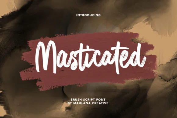 Masticated Font by Maulana Creative — Script Handwritten Font