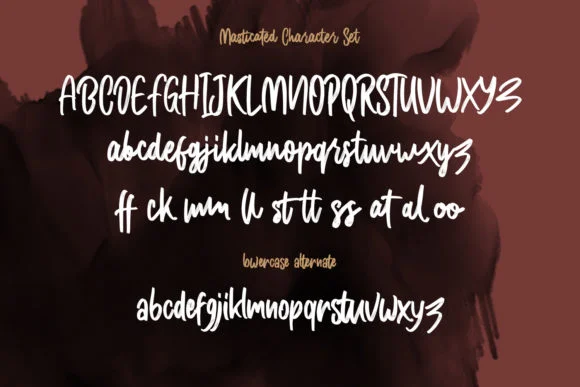 Masticated Font by Maulana Creative — Script Handwritten Font — thumbnail 6