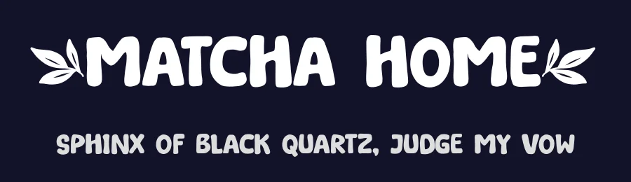 Matcha Home by Khurasan — Decorative Font — thumbnail 2