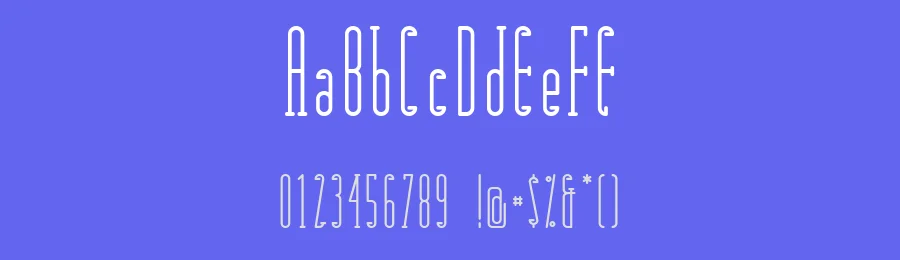 Matchbook Serif by One by Four — Serif Font — thumbnail 3