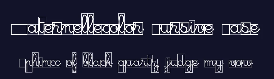 Maternellecolor Cursive Case by Maternellecolor — Script Handwritten Font — thumbnail 2