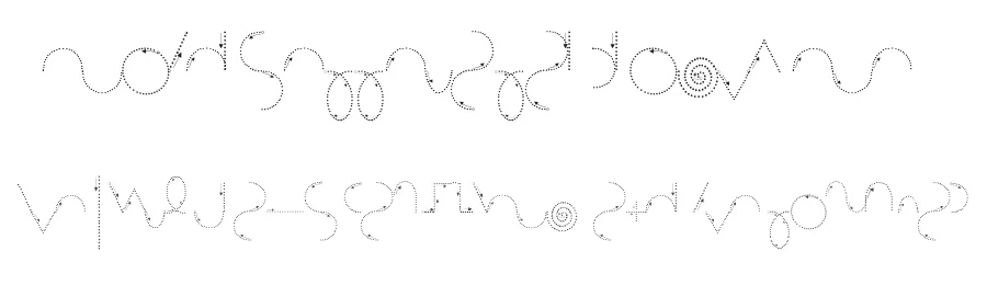 Maternellecolor Graphisme 2 by Maternellecolor — Dingbats Font