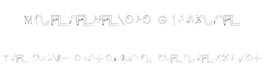 Maternellecolor Graphisme by Maternellecolor — Dingbats Font