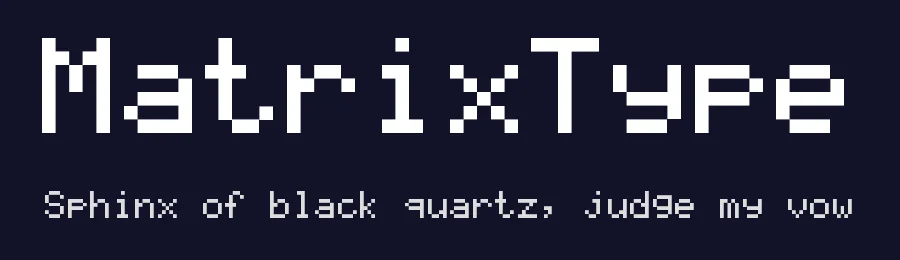 MatrixType by GGBotNet — Display Font — thumbnail 2