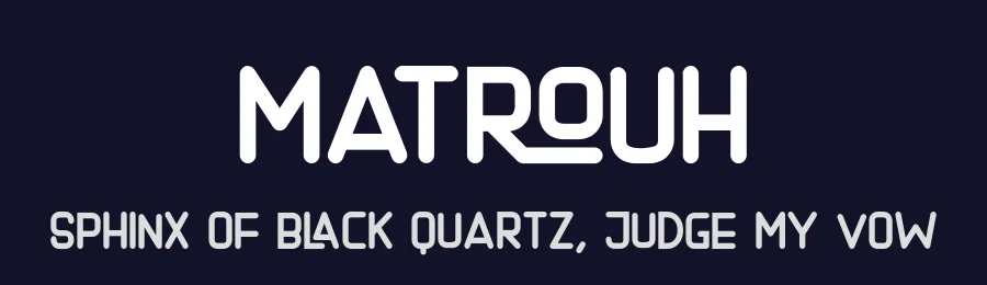Matrouh by Zuzulgo Studio — Sans Serif Font — thumbnail 2