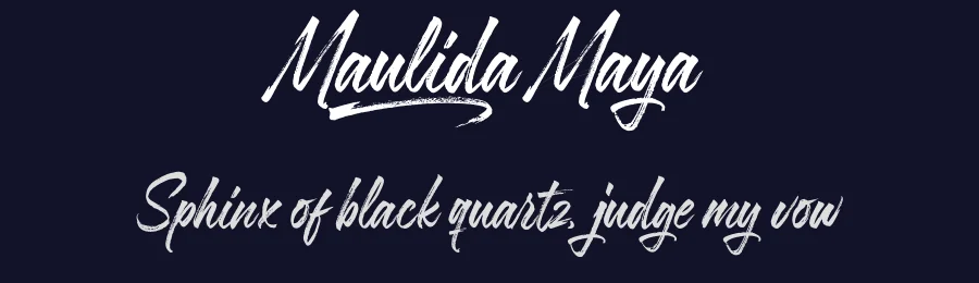 Maulida Maya by Nugs Studio — Script Handwritten Font — thumbnail 2