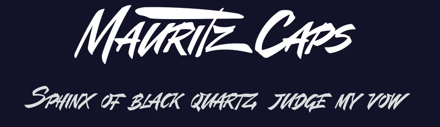 Mauritz Caps by Måns Grebäck — Script Handwritten Font — thumbnail 2