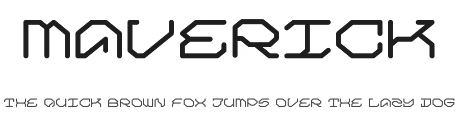 Maverick by Uncarving Nation β Display Font