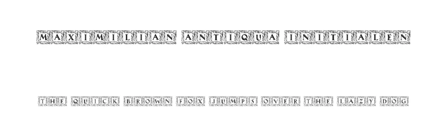 Maximilian Antiqua Initialen