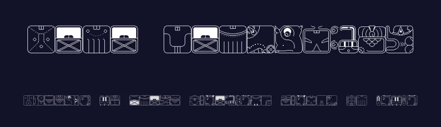 Maya Calendric by Eric Drapier — Dingbats Font — thumbnail 2
