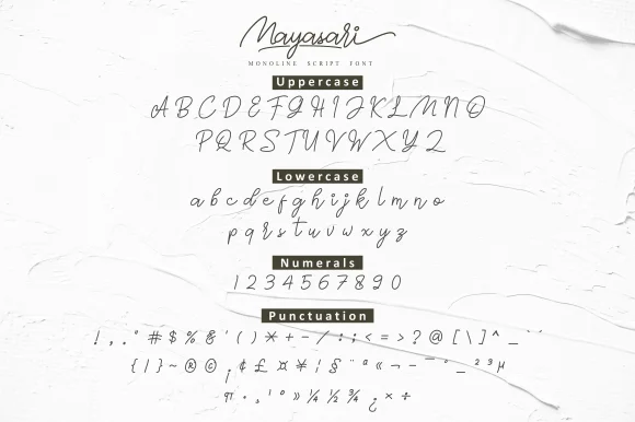 Mayasari Font by Ketikata Studio — Script Handwritten Font — thumbnail 9