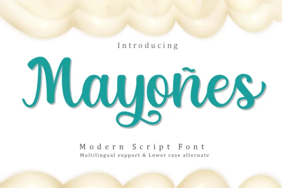 Mayones Font by Manjalistudio — Script Handwritten Font