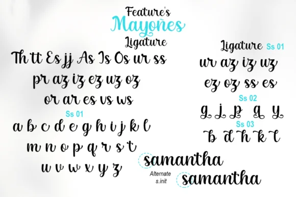 Mayones Font by Manjalistudio — Script Handwritten Font — thumbnail 8
