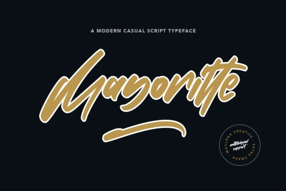 Mayoritte Font by Maulana Creative — Script Handwritten Font