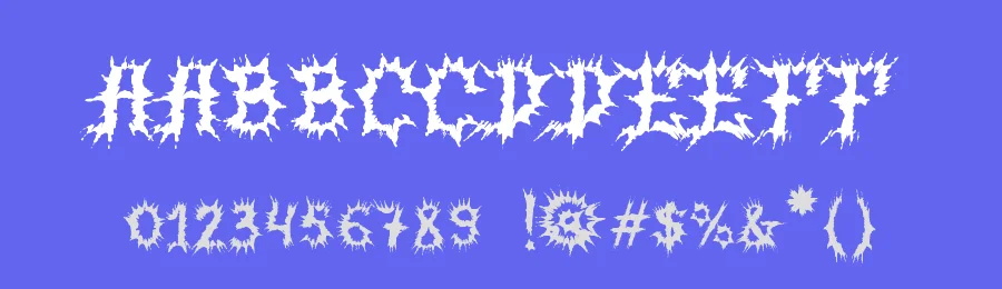 MB Horror House by Irina ModBlackmoon — Decorative Font — thumbnail 3