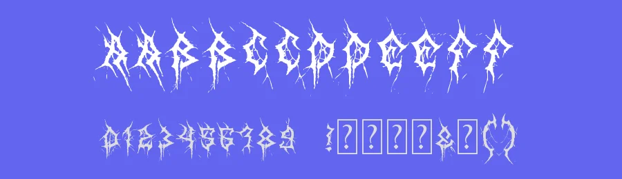 MB Thin Worms by Irina ModBlackmoon — Decorative Font — thumbnail 3